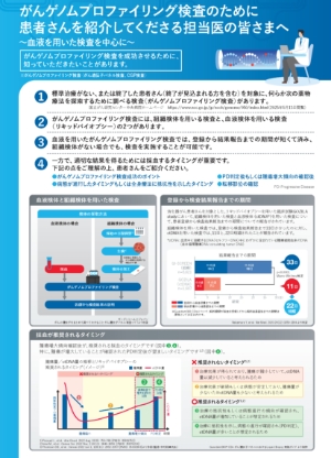 がんゲノムプロファイリング検査のために患者さんを紹介してくださる担当医の皆さまへ
