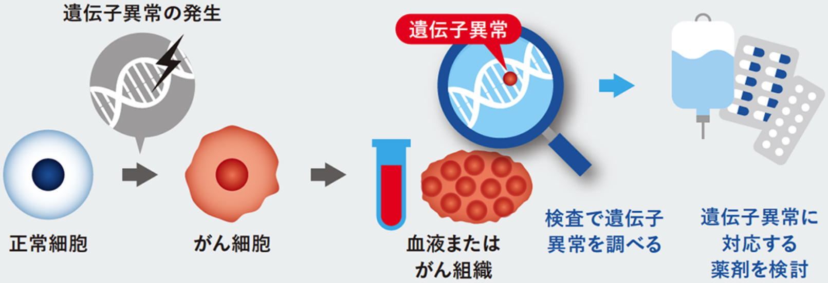 遺伝子の情報をもとに治療を行う「がんゲノム医療」